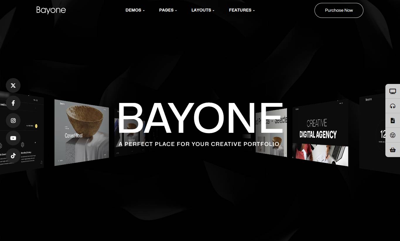 Bayone - Creative Agency & Portfolio WordPress Theme