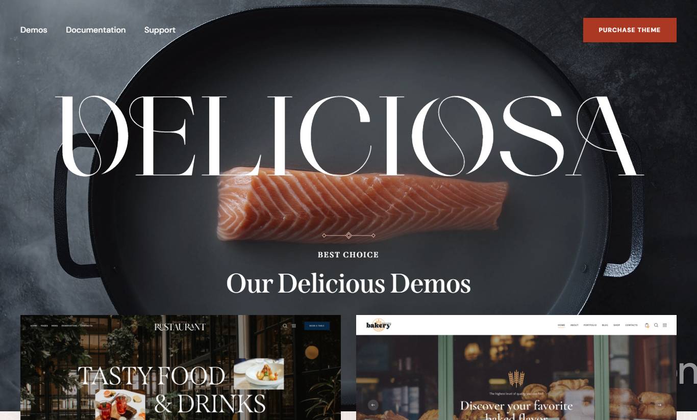 Deliciosa - Restaurant, Cafe & Bar WordPress Theme