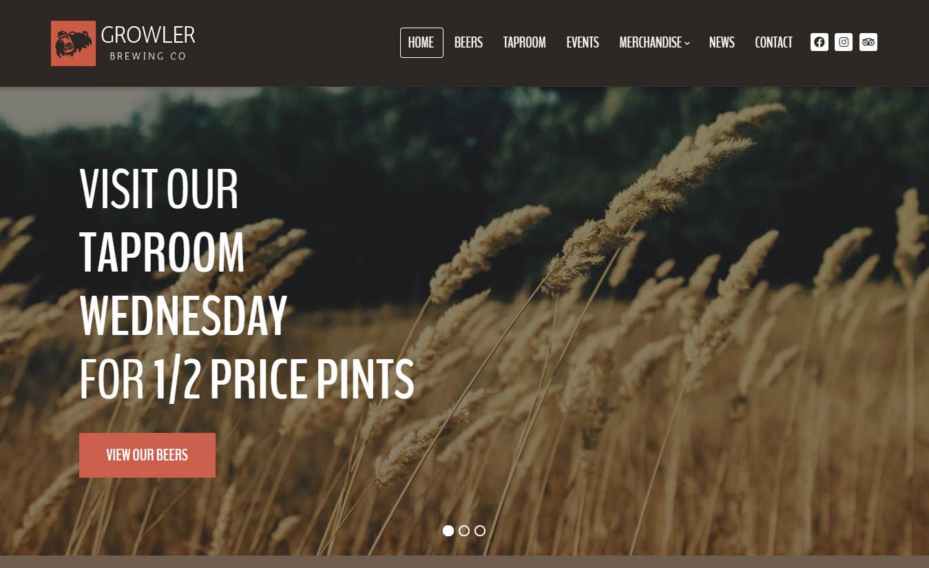 Growler - Brewery WordPress Theme