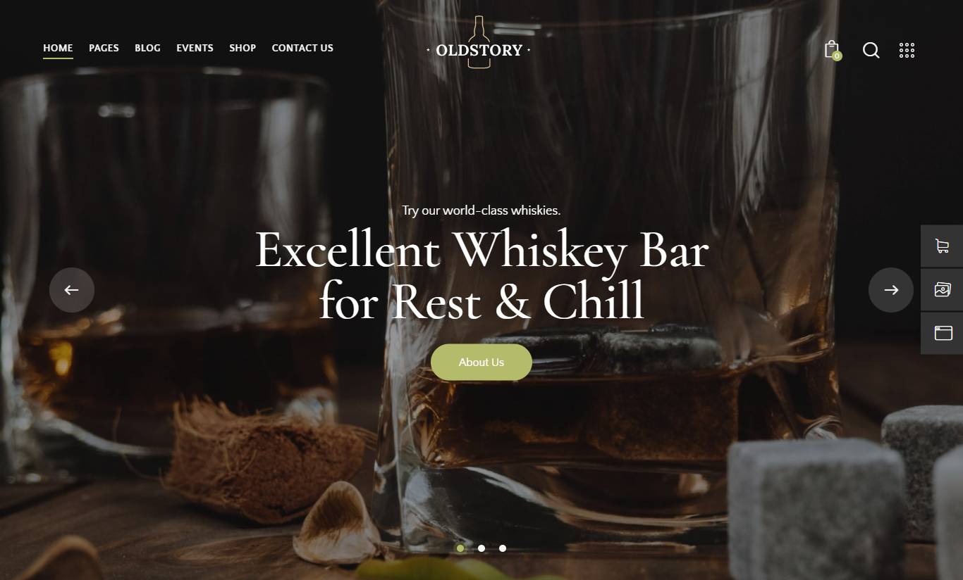 OldStory - Whisky Bar | Pub | Restaurant WordPress Theme