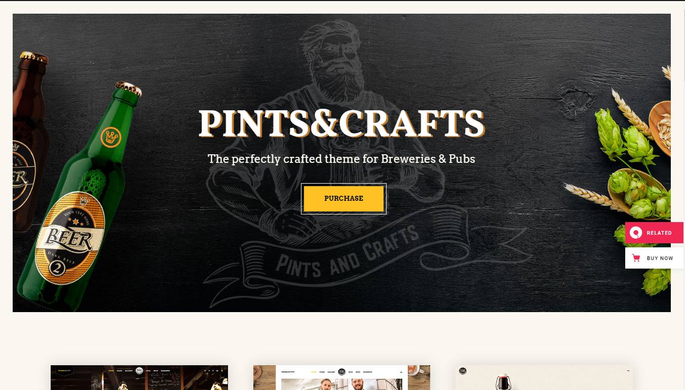 Pints&Crafts - Bar, Beer & Pub Theme