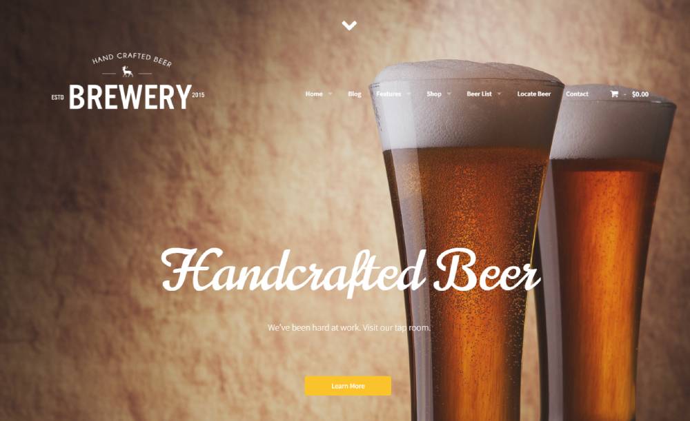 Top 21 Brewery WordPress Themes