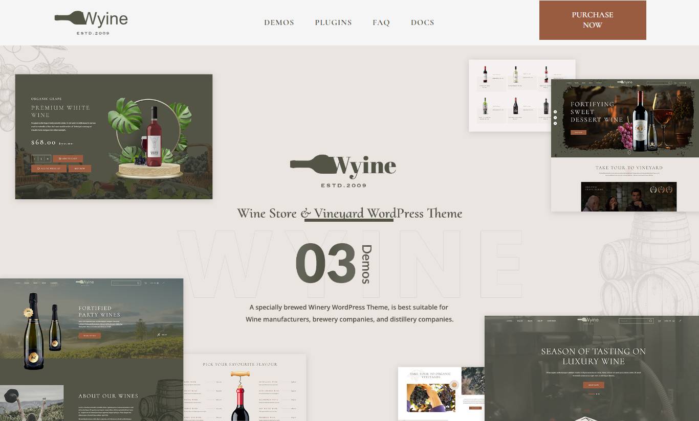 Wyine - Wine Shop Theme