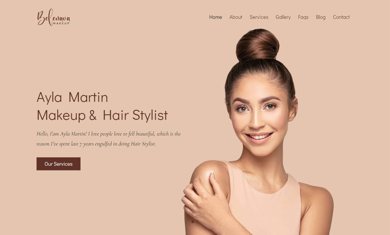 Belenava - Makeup Artist WordPress Theme