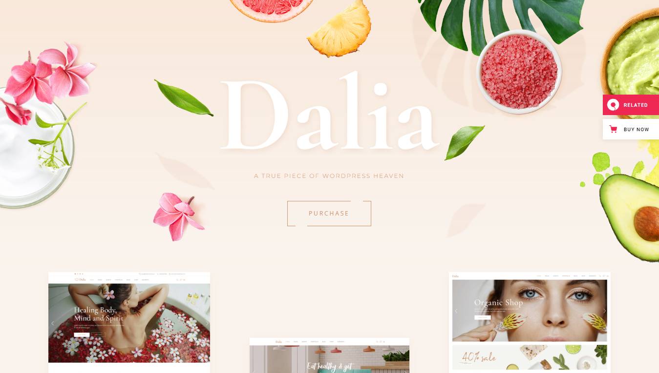 Dalia - Modern Wellness & Cosmetics Theme