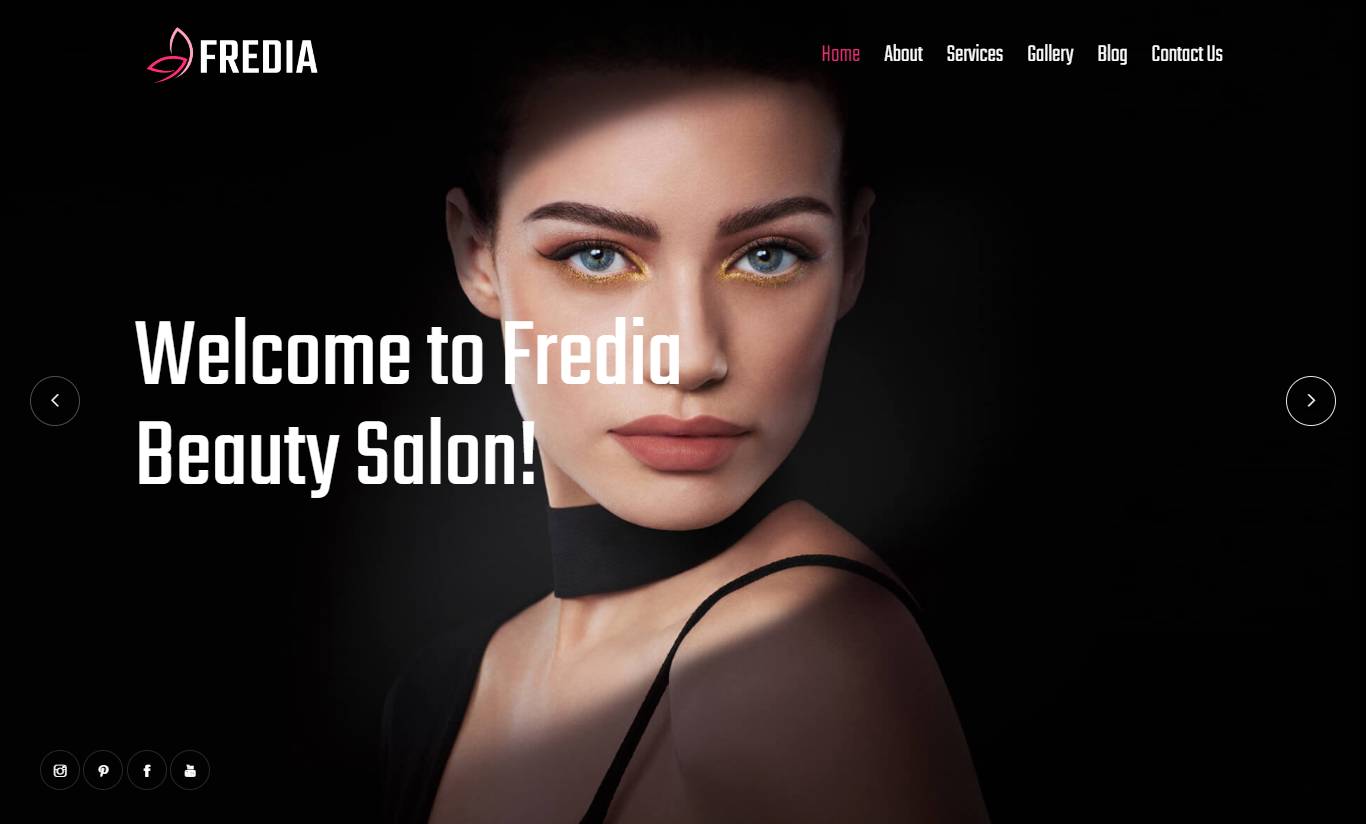 Fredia - Makeup Artist WordPress Theme