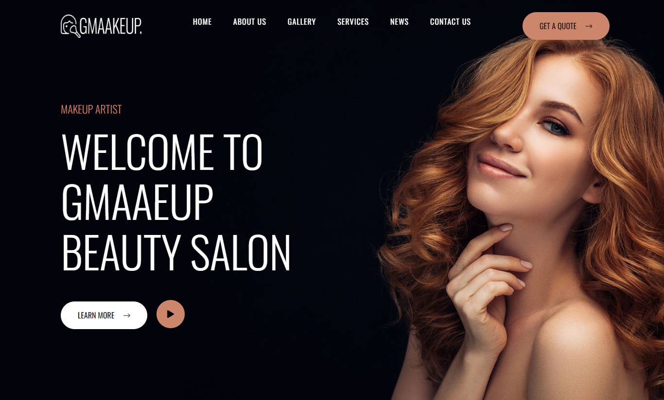 Gmaakeup - Makeup Artist WordPress Theme