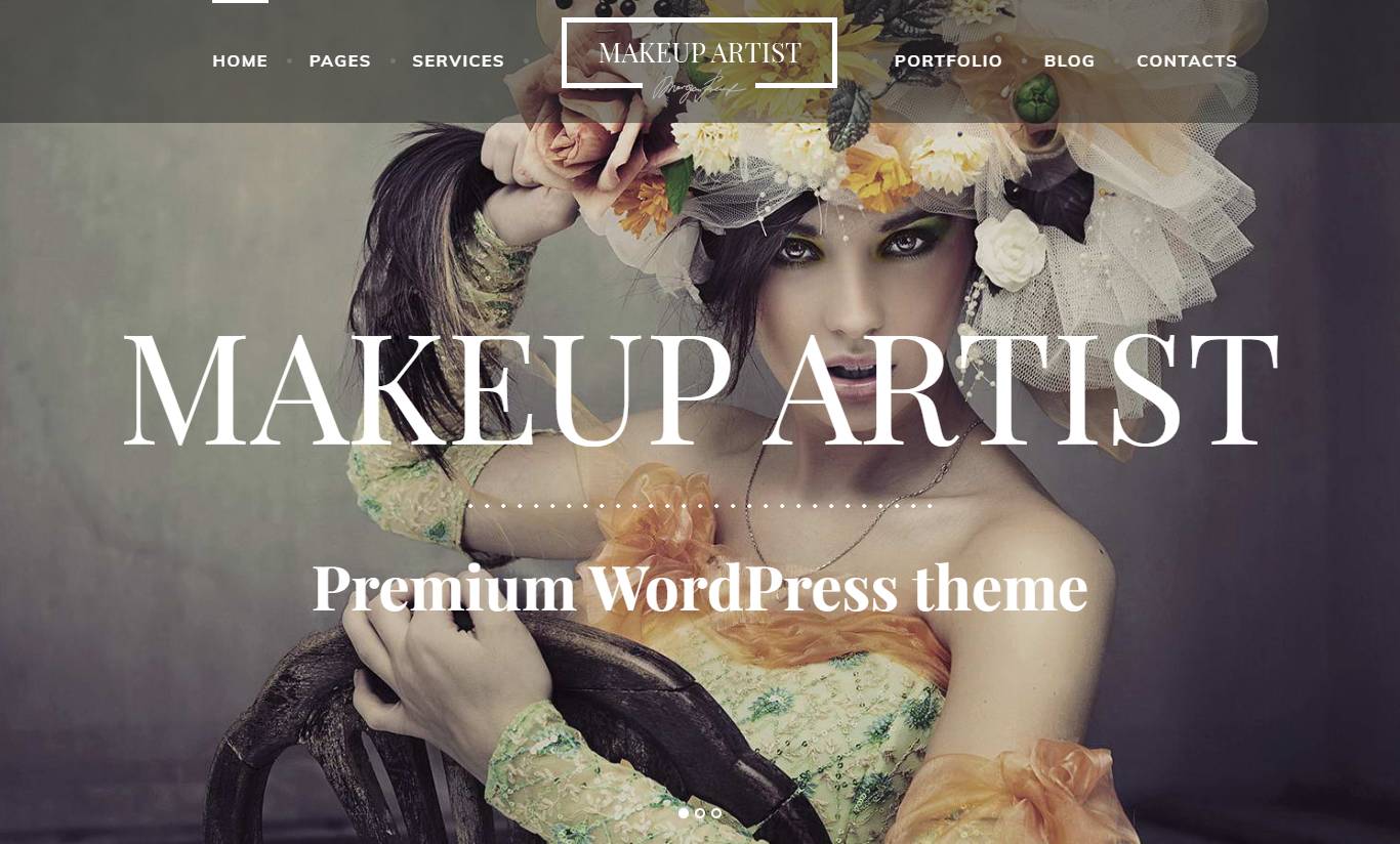 MakeUp Artist Pro - Beauty and Hair Stylist WordPress Theme