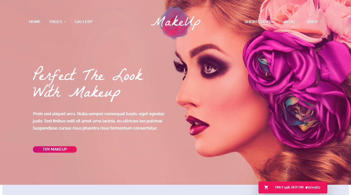 MakeUp - Beauty WordPress Theme