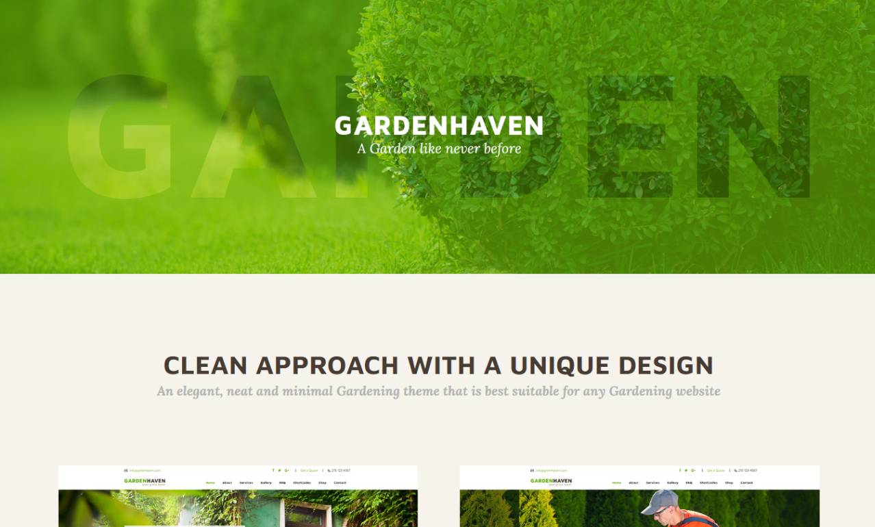 Garden - Landscape Gardening WordPress Theme