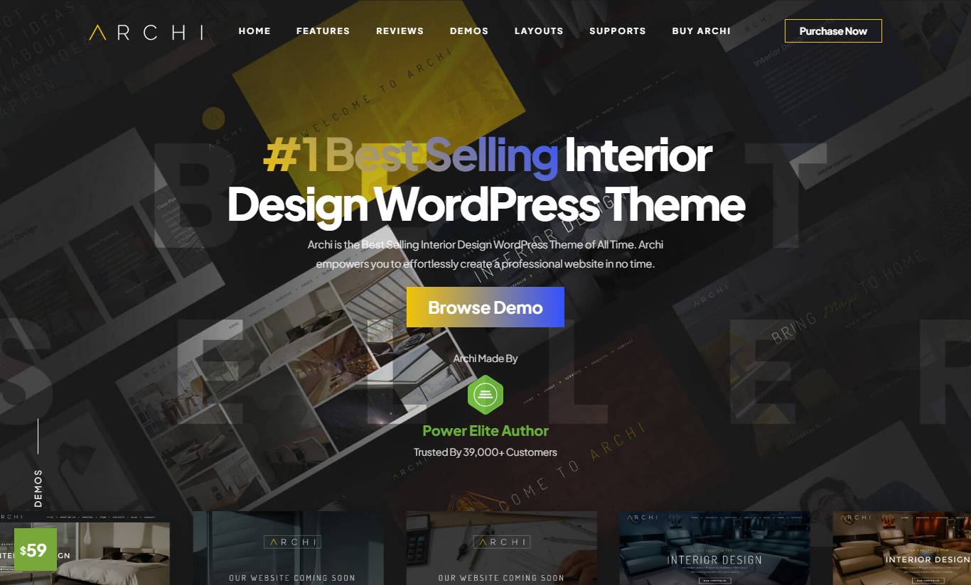 Archi - Interior Design WordPress Theme