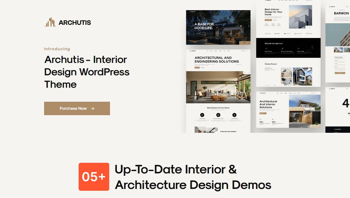 Archutis - Interior Design WordPress Theme