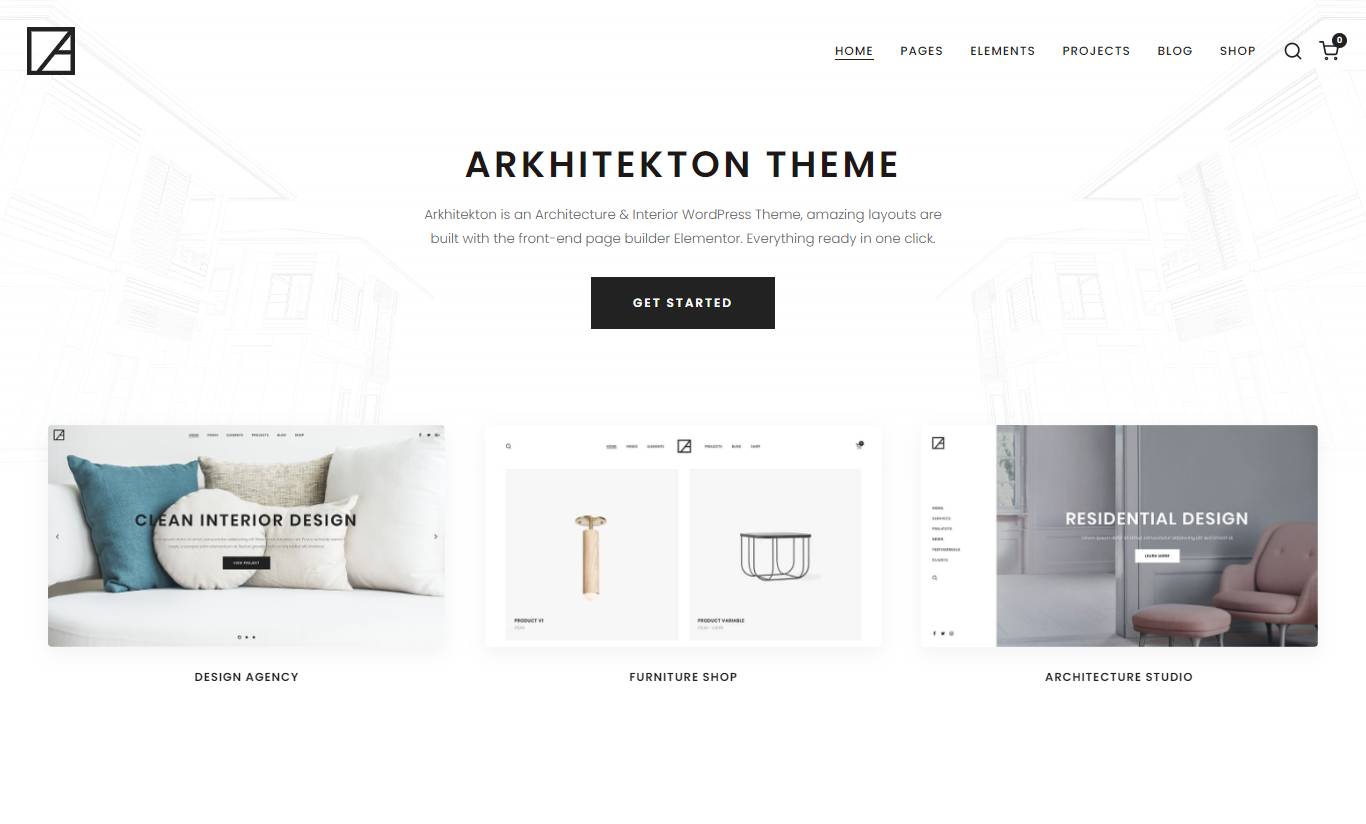 Arkhitekton - Modern Architecture and Interior Design WordPress Theme