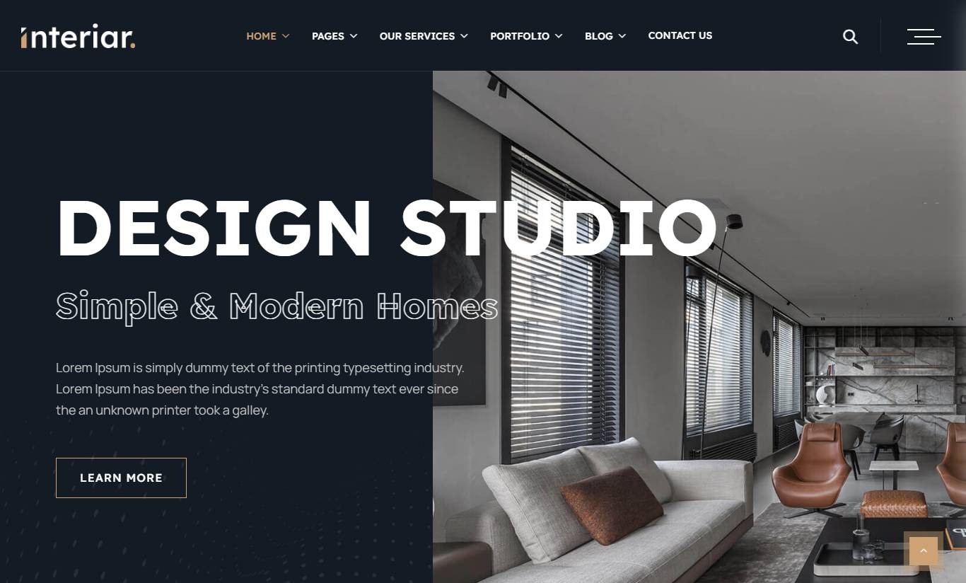 Interiar - Interior Design WordPress Theme