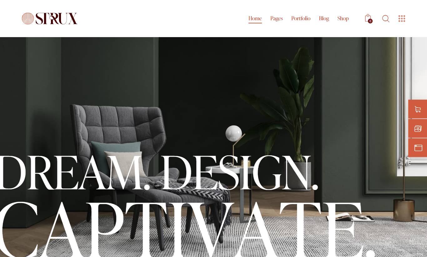 Strux - Architecture & Interior Design WordPress Theme