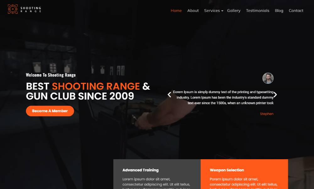 Top 8 Gun Store WordPress Themes